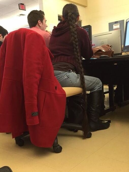 Amazing ponytail