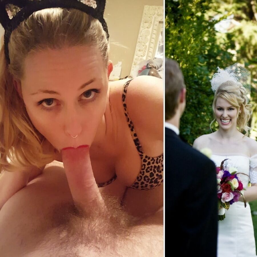 Amateur Brides still love sucking cocks