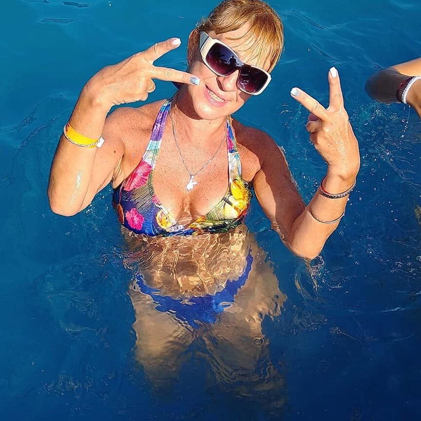 Pato en la pile verano