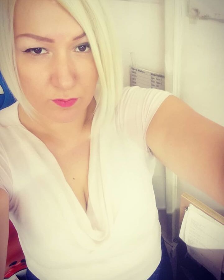 Serbian beautiful blonde milf big natural tits Sanja Matovic