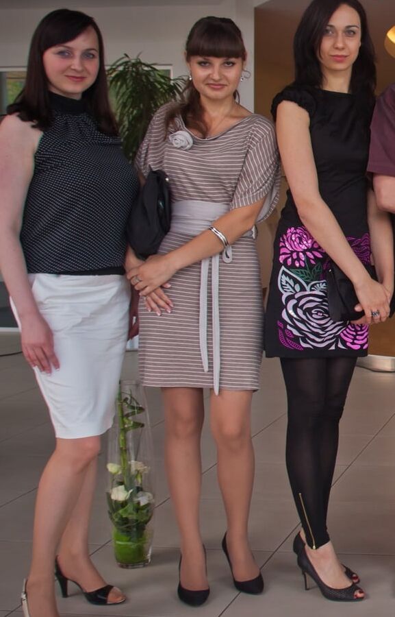 Pantyhosed Cunts at Work