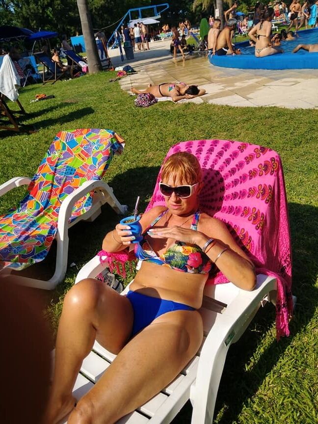 Pato en la pile verano