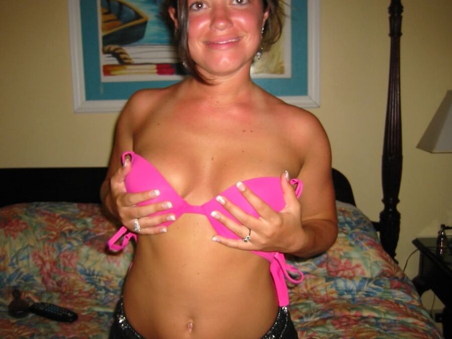 Happy Brunette girfriend