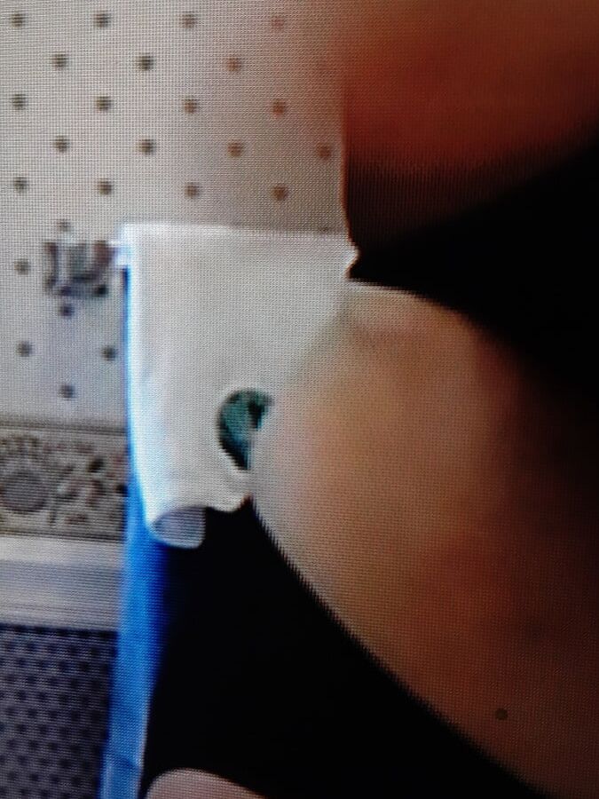 Whore taking shower this am