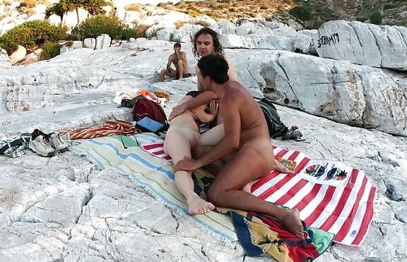 Famous greek public MMF in Limanakia, Athens coast