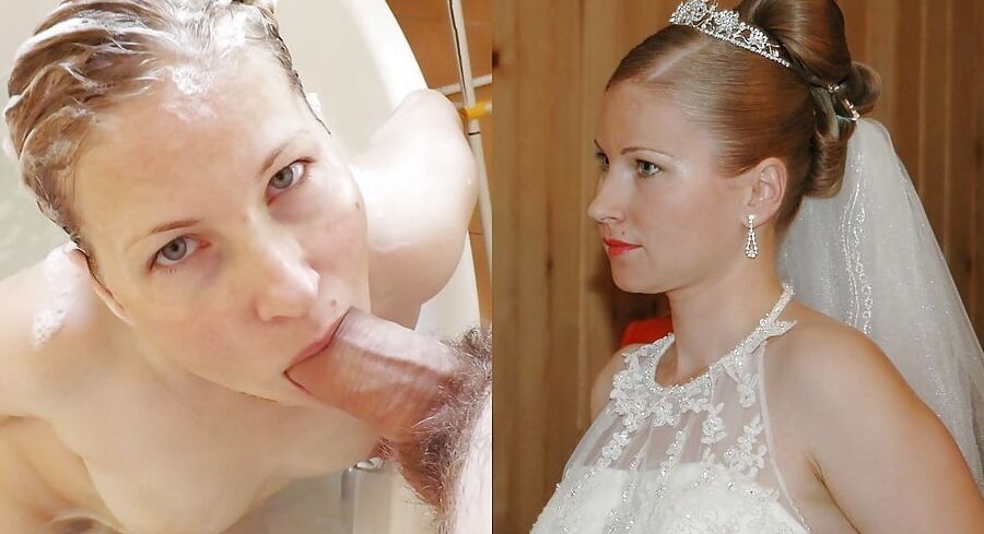 Amateur Brides still love sucking cocks