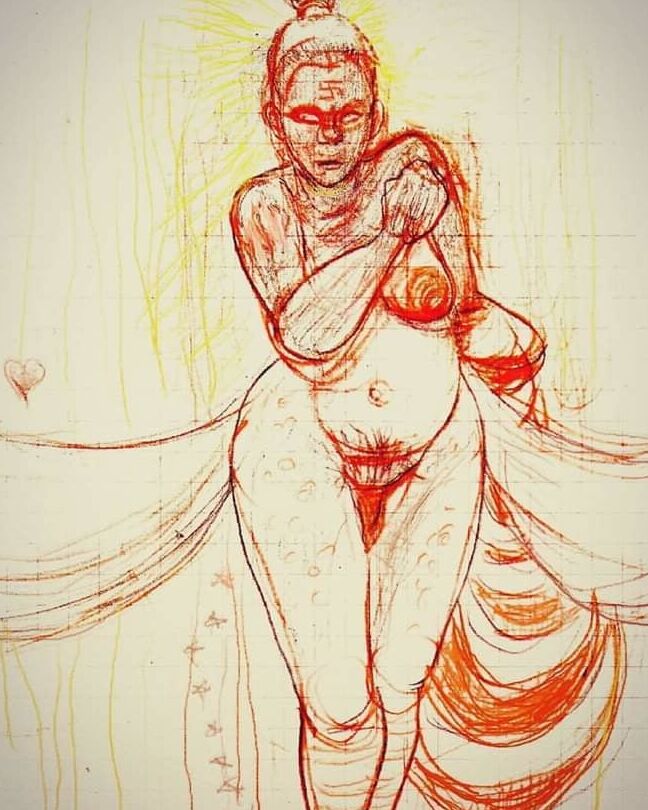 Me motiva andar erecto (y dibujo)
