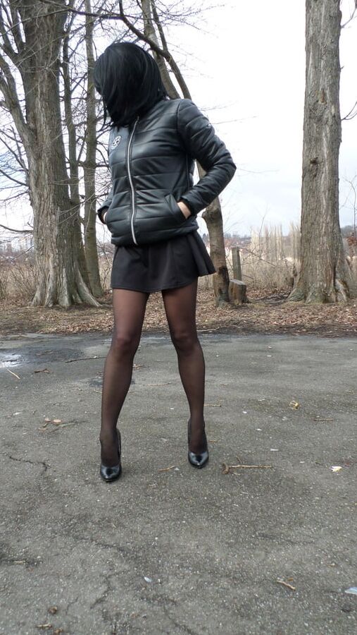 Black Nylon Tights and Heels