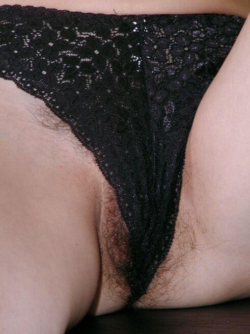 Sexy slim mature with a lovely bush