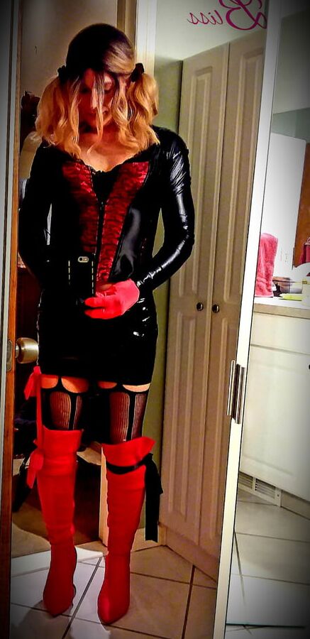 Jenna Bliss in corset