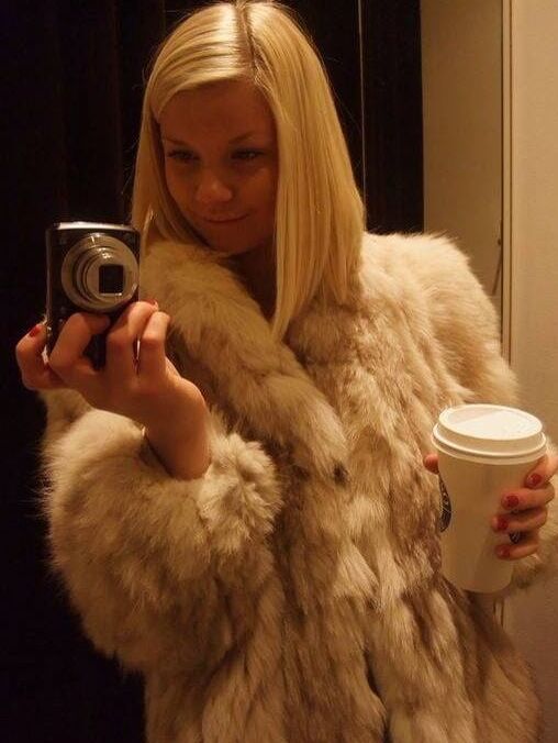 Woman in fur coat