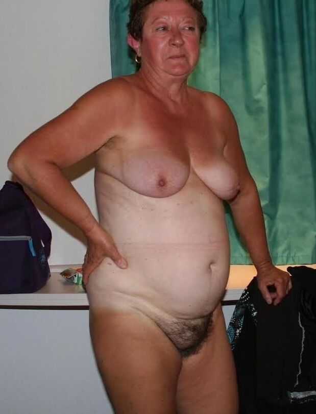 Very hairy granny
