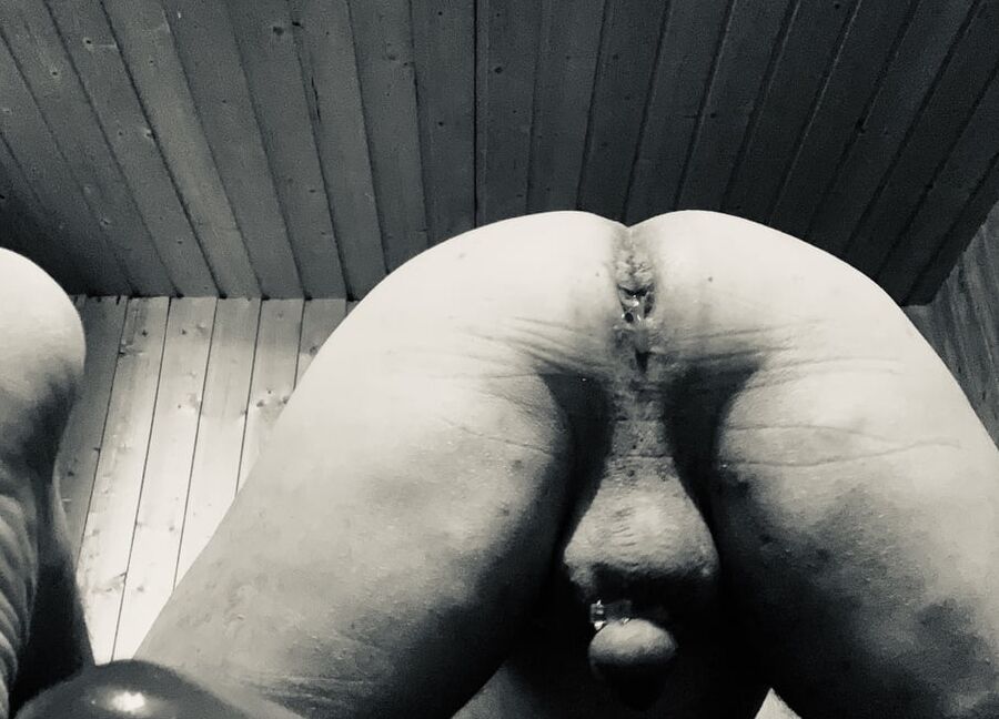 Gerade jetzt in der Sauna