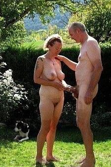 Older nudist couples