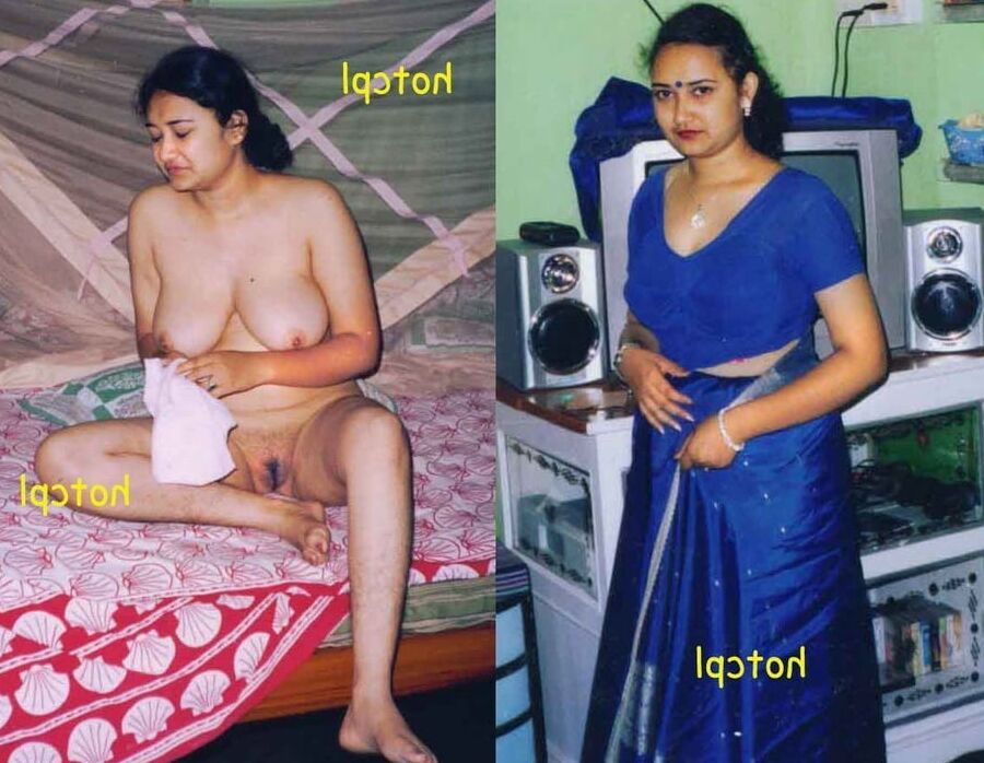 Indian women dressed and undressed