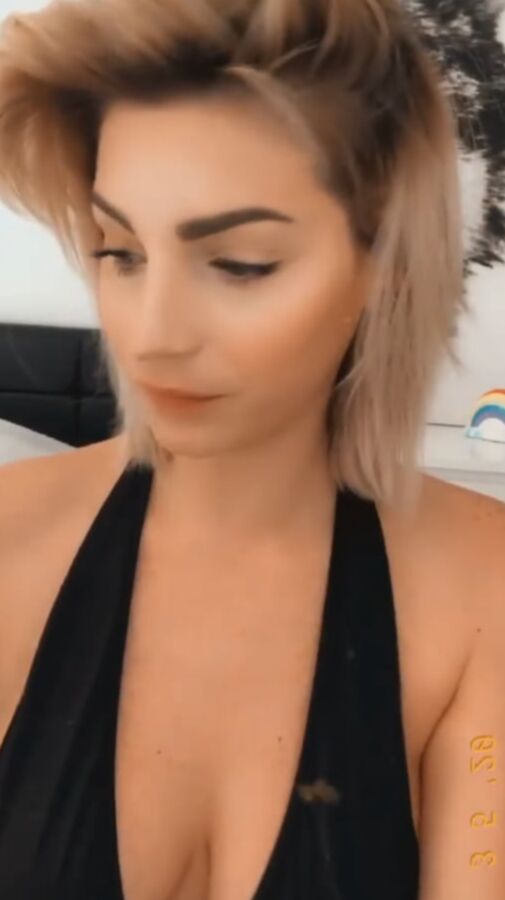 InstaGirl LacroixNadege French Tv reality Big Boobs bitch