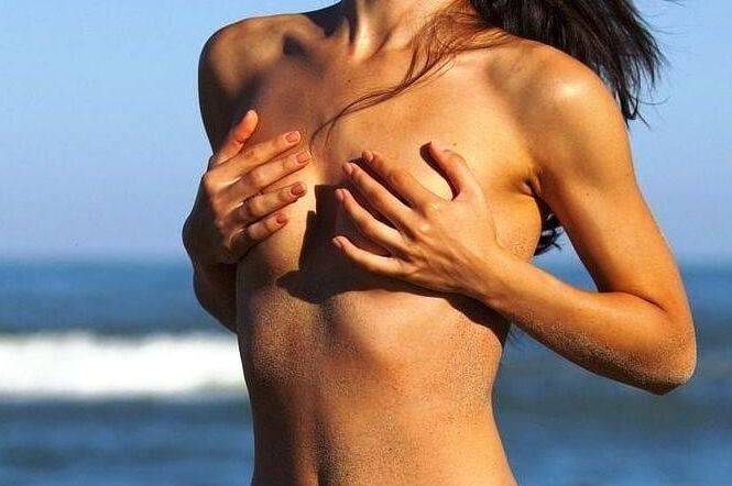 topless on the beach single