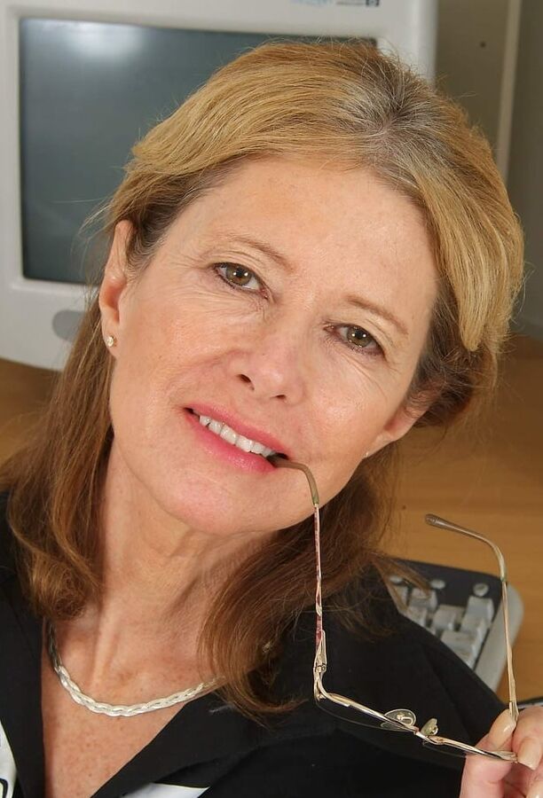 Sexy slim mature woman