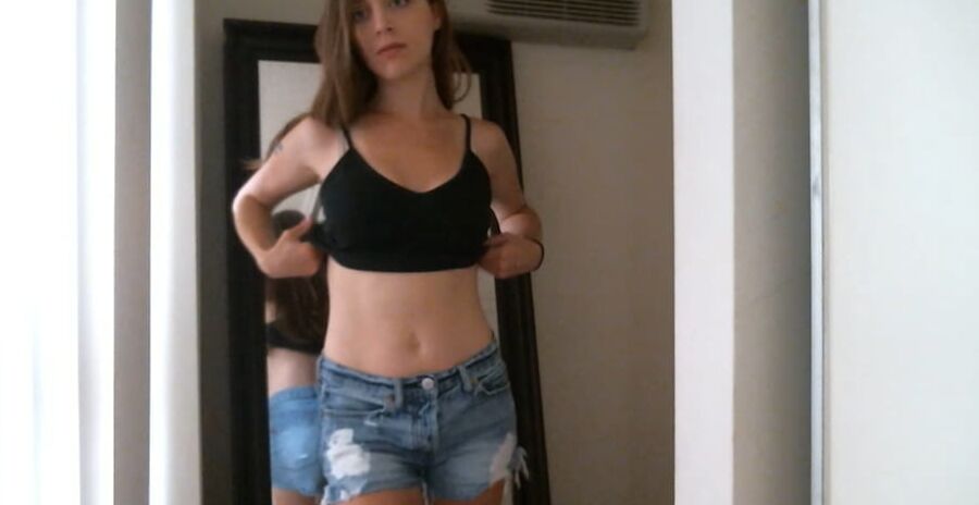 Horny brunette milf