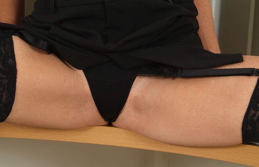 Sexy slim mature woman