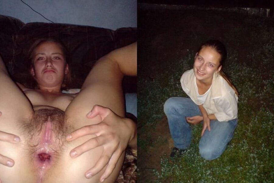 Before and after anal sex