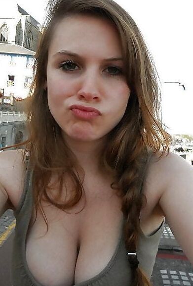 BRA BUSTIN CLEAVAGE