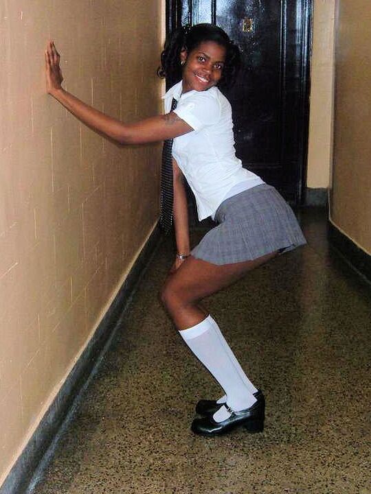 Naughty Black Schoolgirl&;s