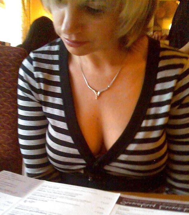 Blonde milf slut