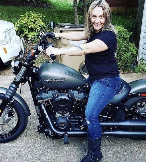 Pamela Motorbike Chick
