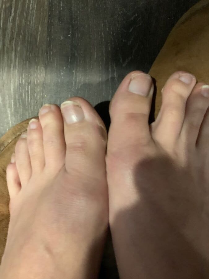 Feet picts from work