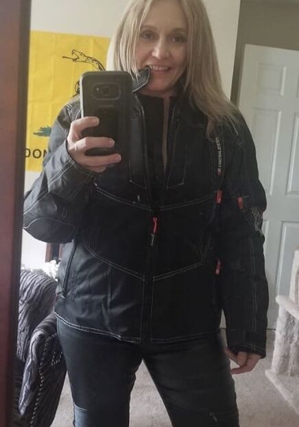 Pamela Motorbike Chick