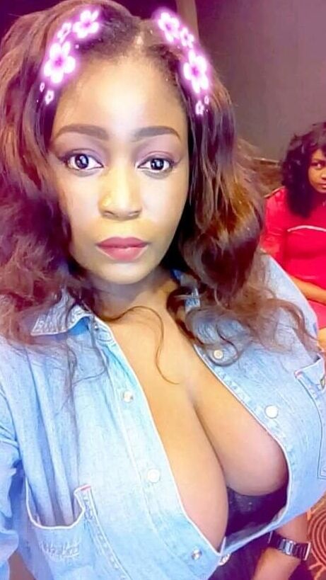 Big boobs natural black
