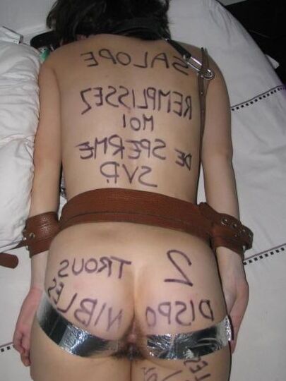 French Sluts Notepad (Body Writing)