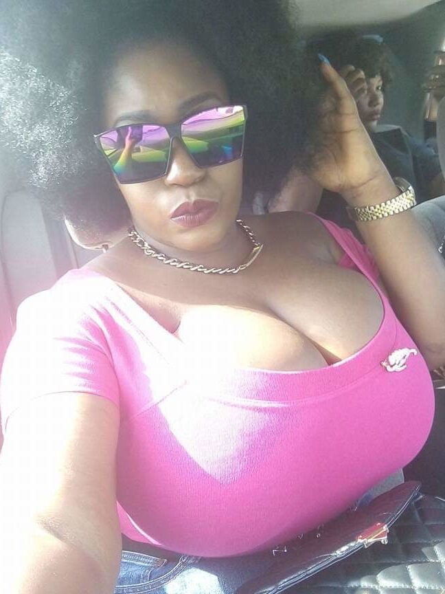 Big boobs natural black