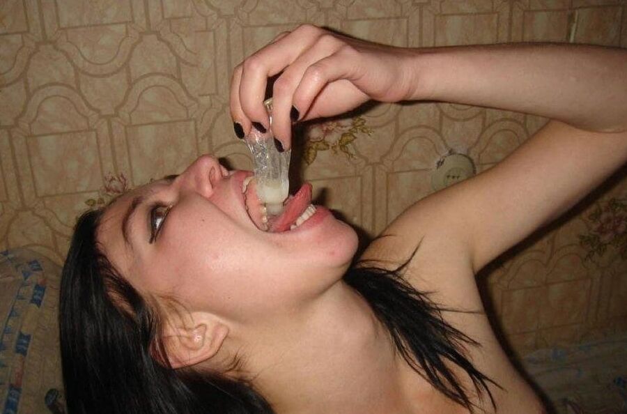 Creampie drinking