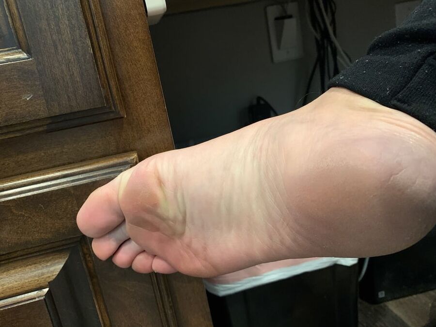 Feet picts from work