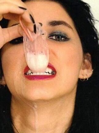 Creampie drinking