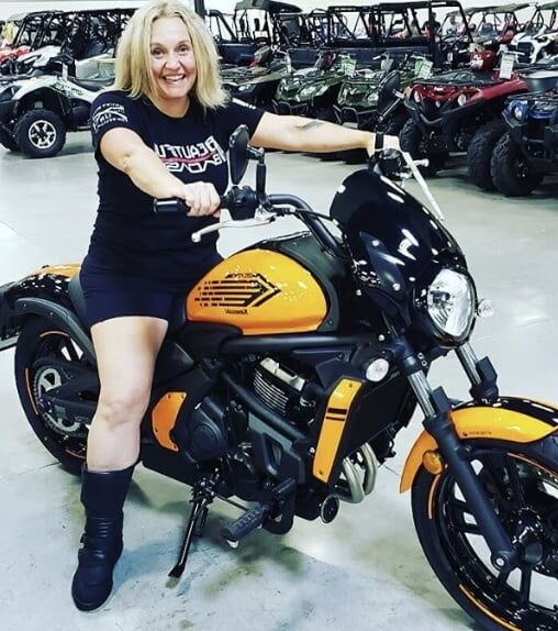 Pamela Motorbike Chick