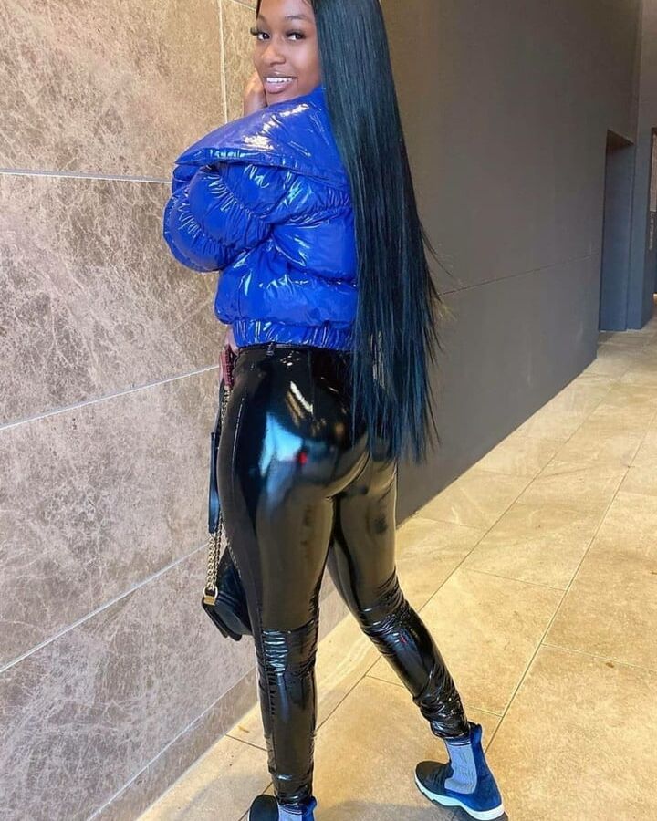 Leather leggings