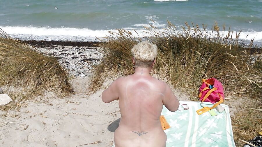 Bumsloch am Strand