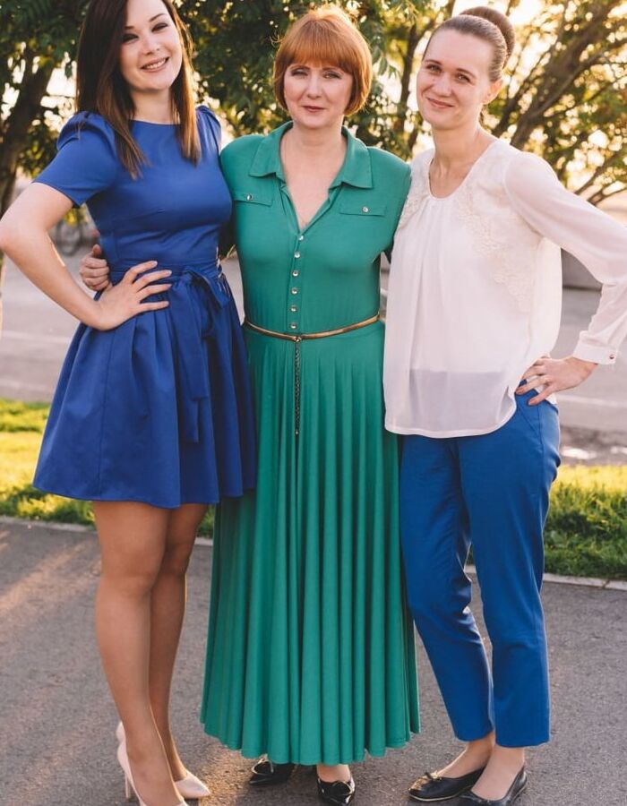 Cousin Agnieszka - love her legs!