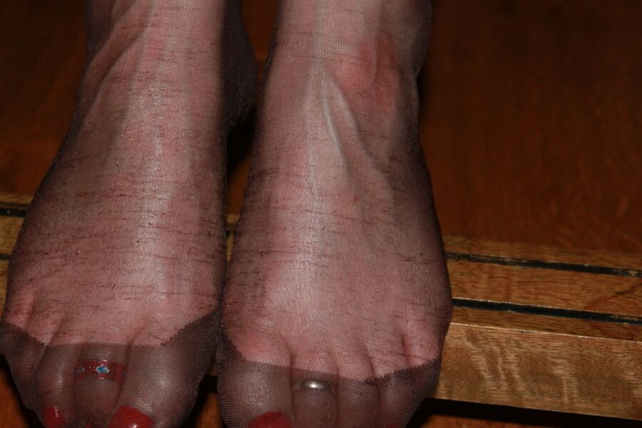 Toes in close up