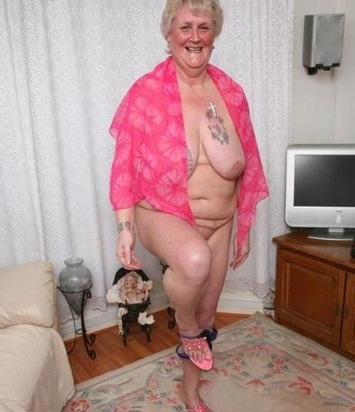 Blonde granny