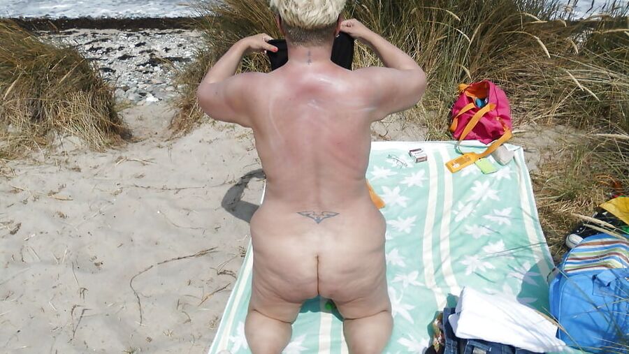 Bumsloch am Strand