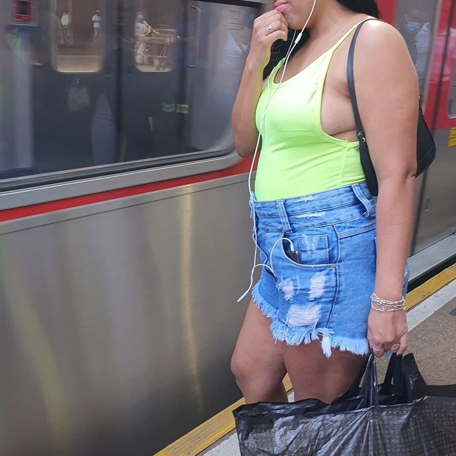 latina girl breasts displayed