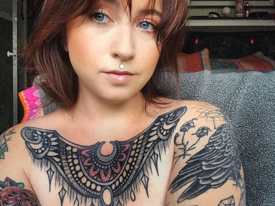 Sexy Tattooed BBW Ex-girlfriend