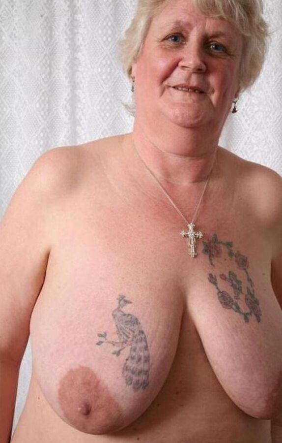 Blonde granny