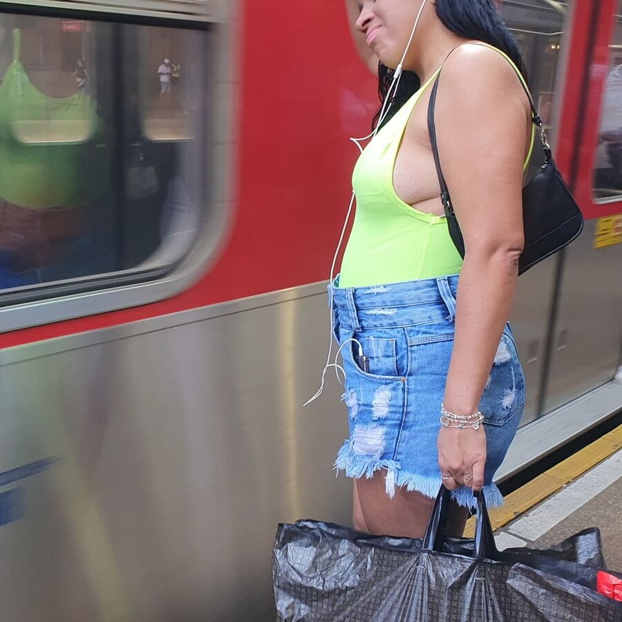 latina girl breasts displayed