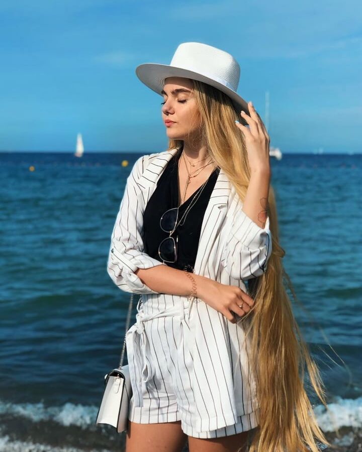 Long Hair Russian Beautiful Girl