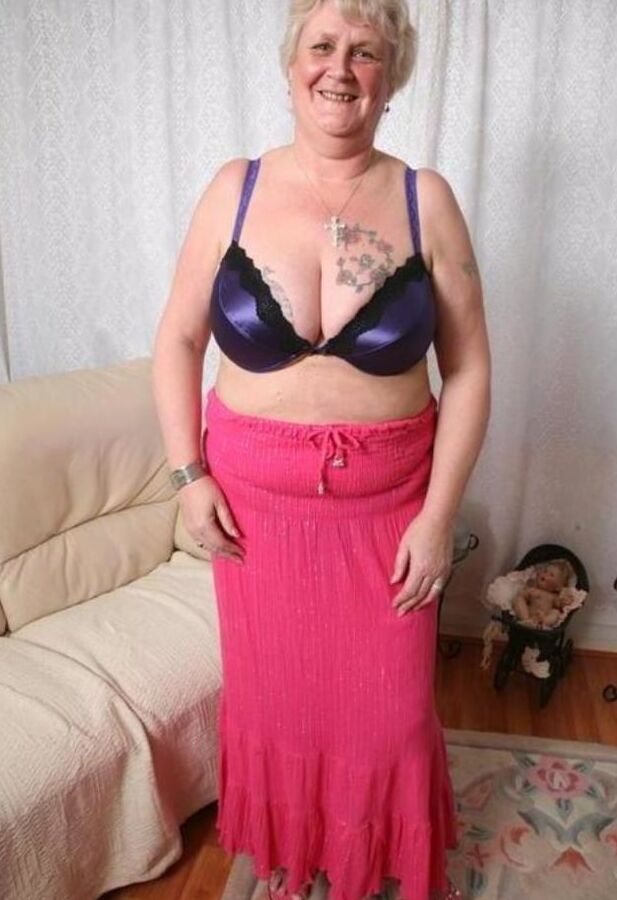 Blonde granny